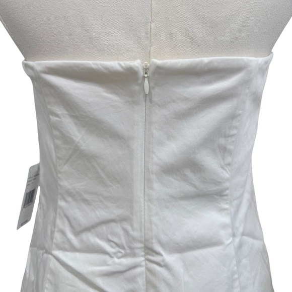 Mestiza New York Alba Cotton Sateen Strapless Flower Mini A-Line Dress SZ 8 NWT - Picture 9 of 16